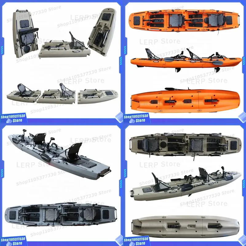Fishing Kayak Sit In - 14.5FT Modular Kayak Double Seat Sit
