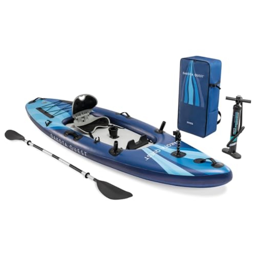Fishing Kayak Sit In - Sit-On-Top Inflatable Kayak Dakota Quest 68245EP