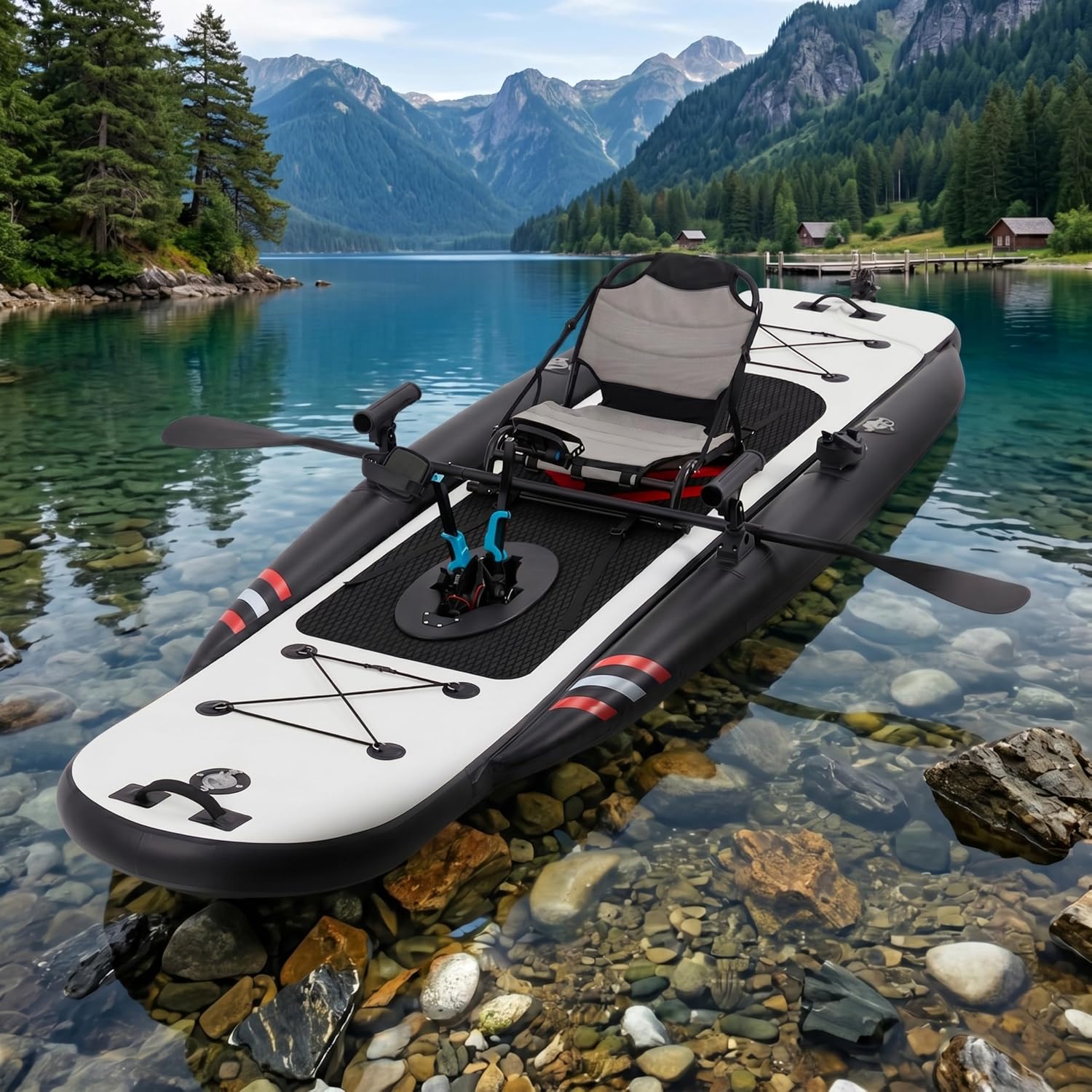 12ft Premium PVC Inflatable Fi - Fishing Kayak Seat ulasan dan harga