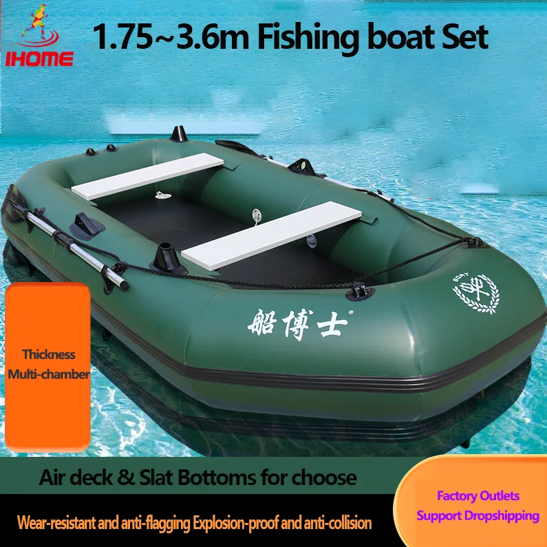 1.75~3.6m Green Fishing Kayak  - Fishing Kayak Sit On Top ulasan dan harga
