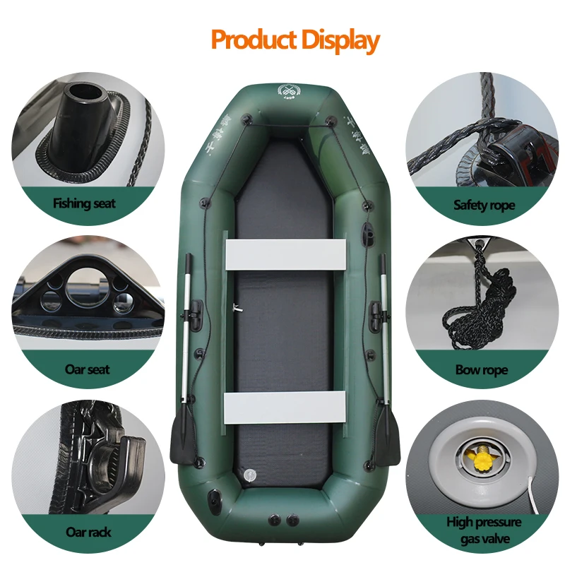 1.75~3.6m Green Fishing Kayak  - Fishing Kayak Sit On Top ulasan dan harga