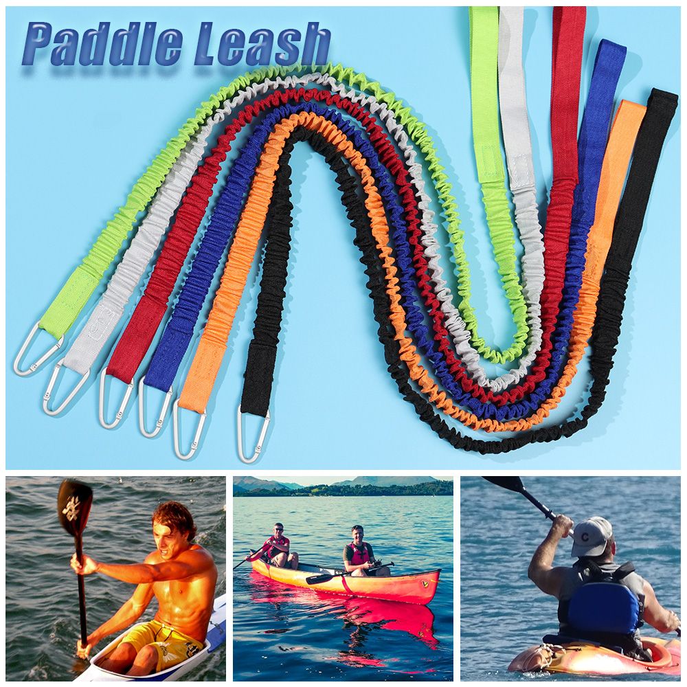 Adjustable Safety Water Sports - Fishing Kayak Paddle Leash ulasan dan harga