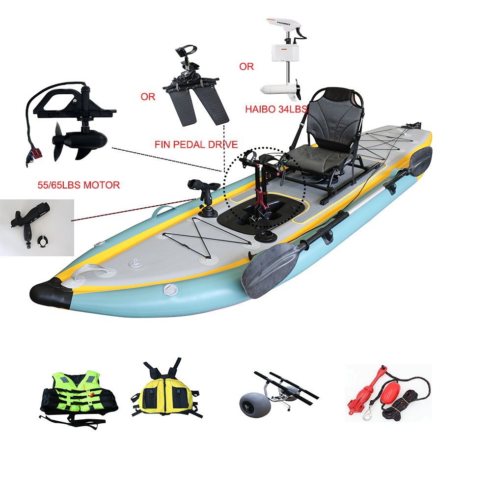 Pedal Propulsion Foldable Infl - Fishing Kayak Sit On Top ulasan dan harga