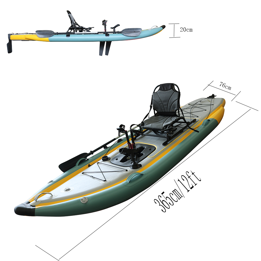 Pedal Propulsion Foldable Infl - Fishing Kayak Sit On Top ulasan dan harga