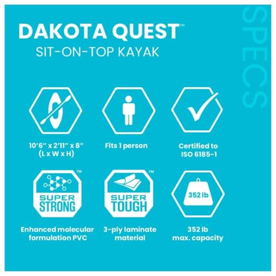 Sit-On-Top Inflatable Kayak Da - Fishing Kayak Sit In ulasan dan harga