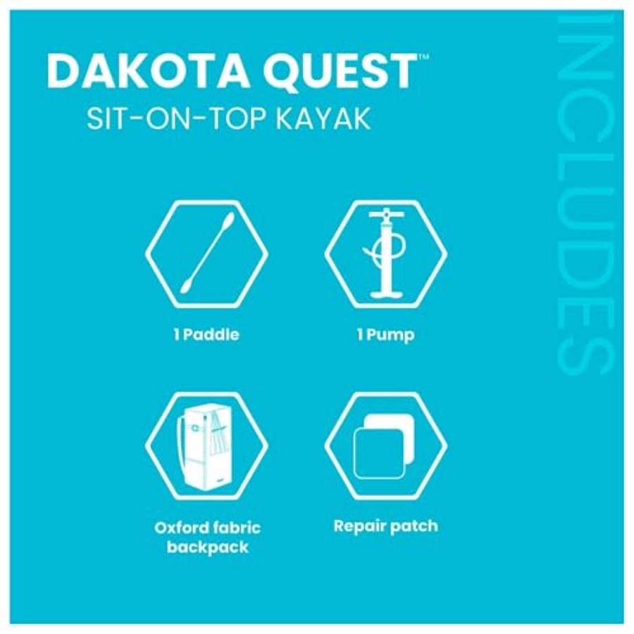 Sit-On-Top Inflatable Kayak Da - Fishing Kayak Sit In ulasan dan harga