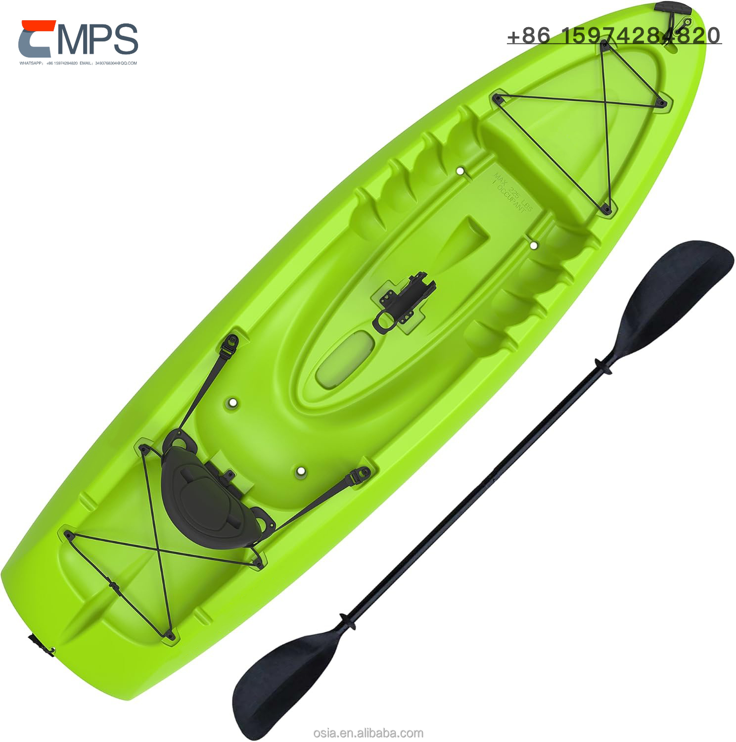 Outdoors Hard Plastic Fishing  - Fishing Kayak Sit In ulasan dan harga