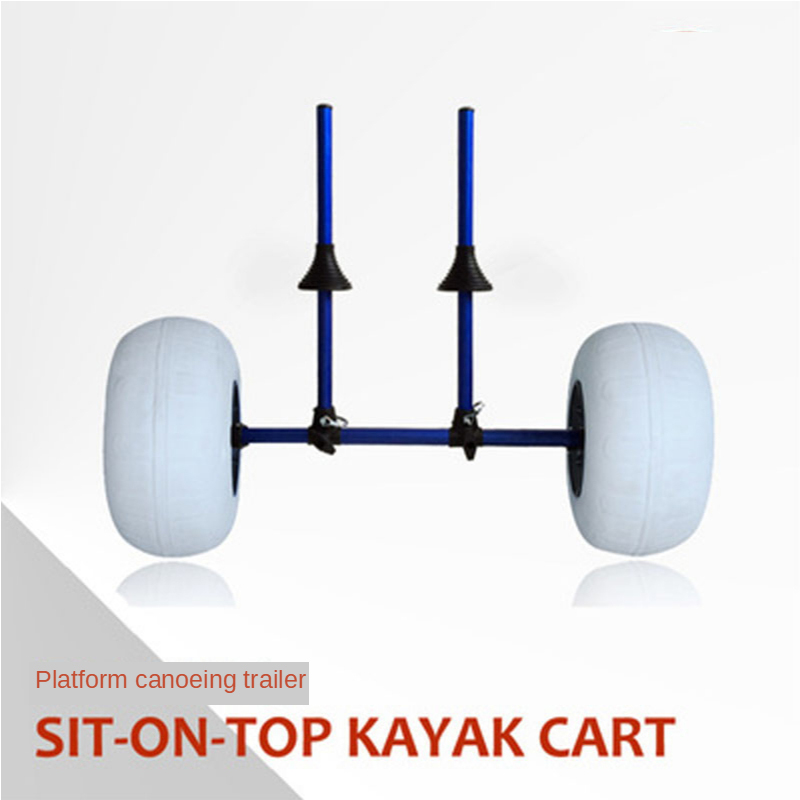 Foldable Upright Kayak Trailer - Fishing Kayak Cart ulasan dan harga