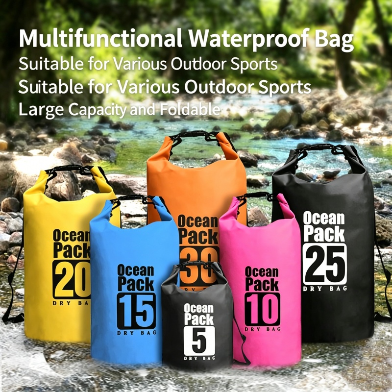 Swimming Waterproof Dry Bag 5L - Fishing Kayak Storage Bag ulasan dan harga