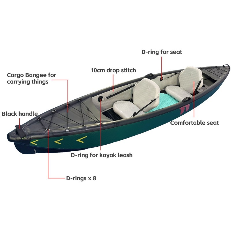 New Design 4.2m Portable Infla - Fishing Kayak Inflatable ulasan dan harga