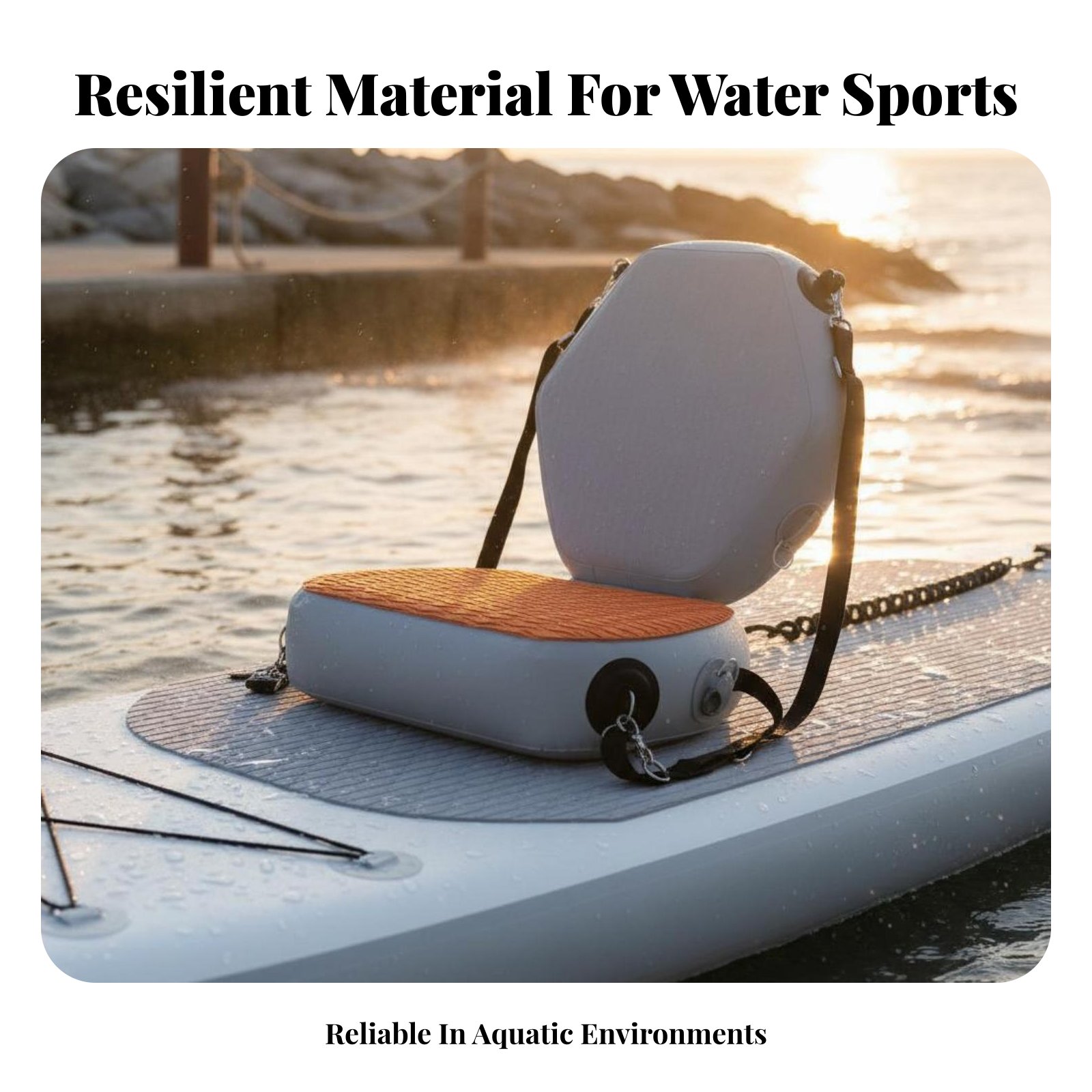 Inflatable Kayak Seat Wear-Res - Fishing Kayak Paddle ulasan dan harga