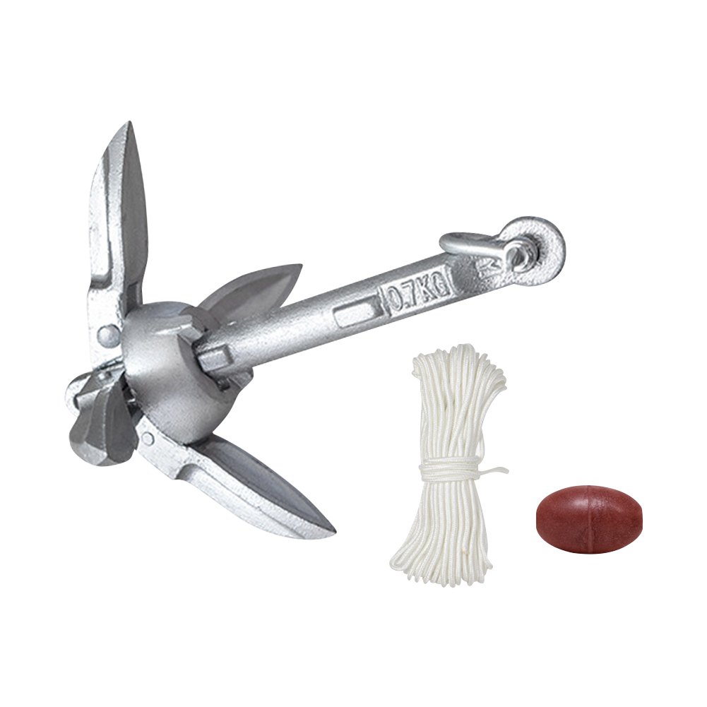0.7/1.5KG Boat Anchor with 65f - Fishing Kayak Anchor ulasan dan harga