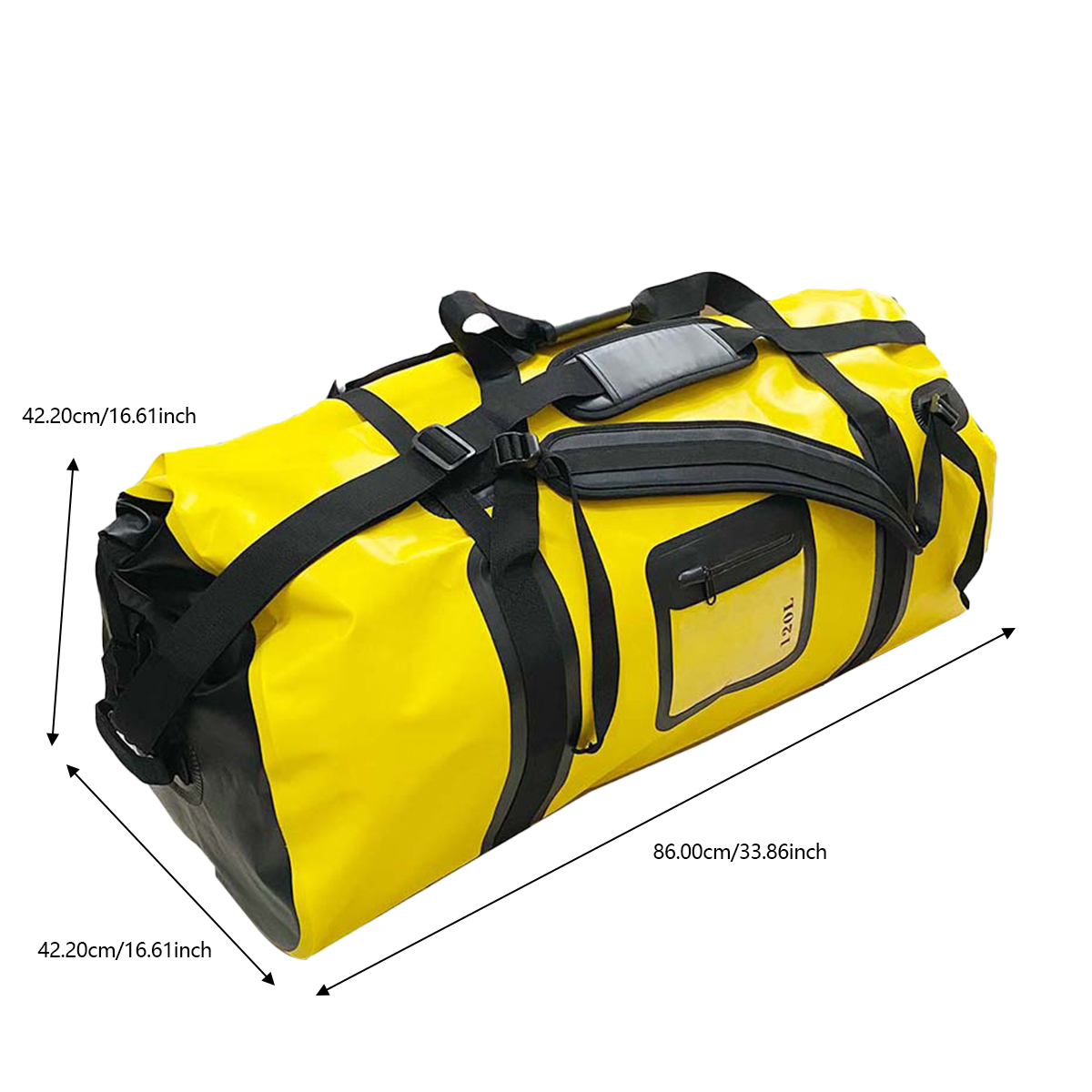 40L/66L/120L Waterproof Duffle - Fishing Kayak Crate ulasan dan harga