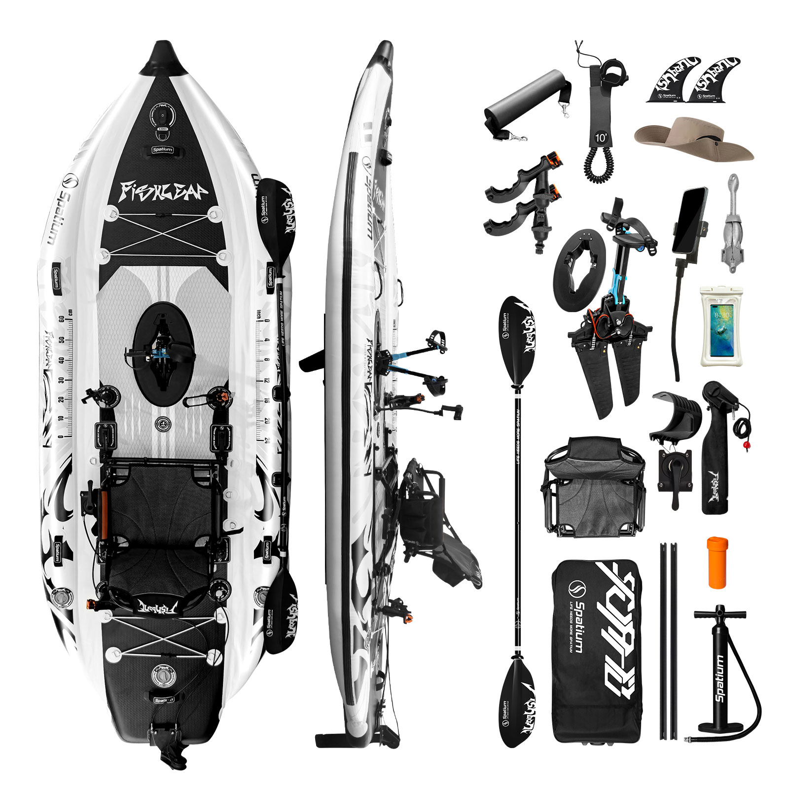 Spatium 11.5ft Flipper Pedal D - Fishing Kayak Pedal Drive ulasan dan harga