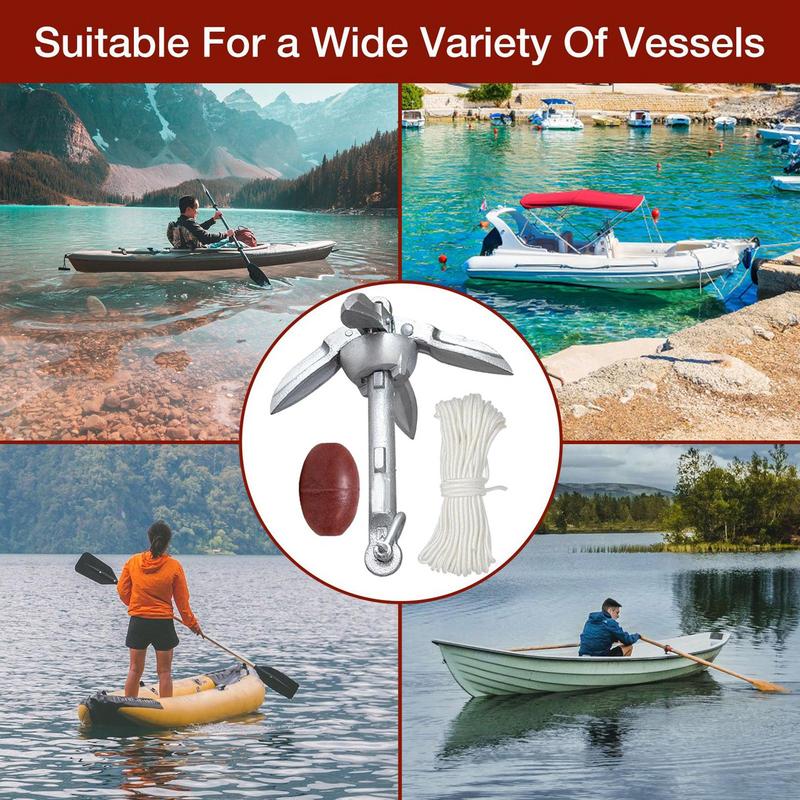 Canoe Anchoring Boat Anchoring - Fishing Kayak Anchor ulasan dan harga
