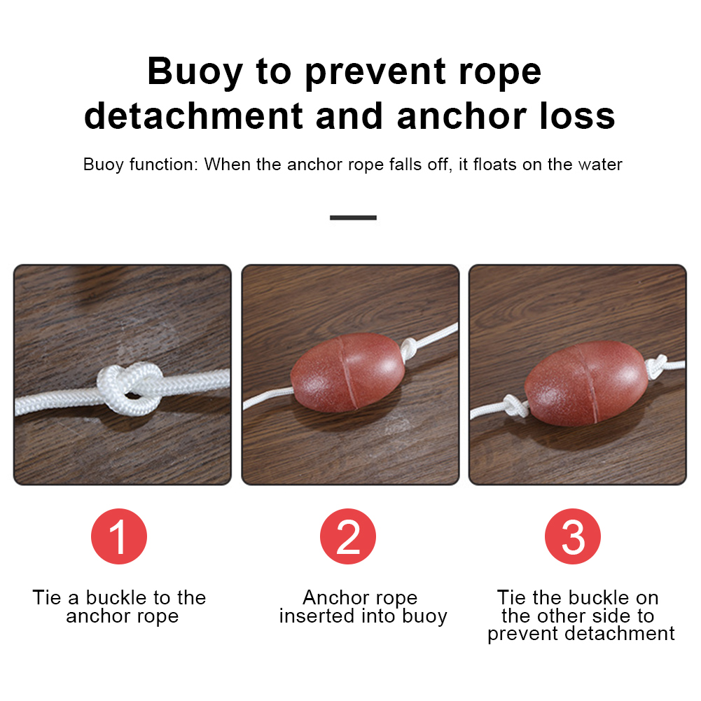 0.7/1.5KG Grapnel Anchor with  - Fishing Kayak Anchor ulasan dan harga