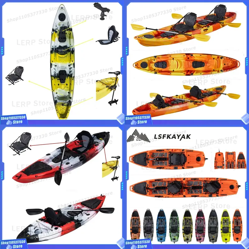 2 Person Plastic Rigid Sit Ton - Fishing Kayak Sit In ulasan dan harga