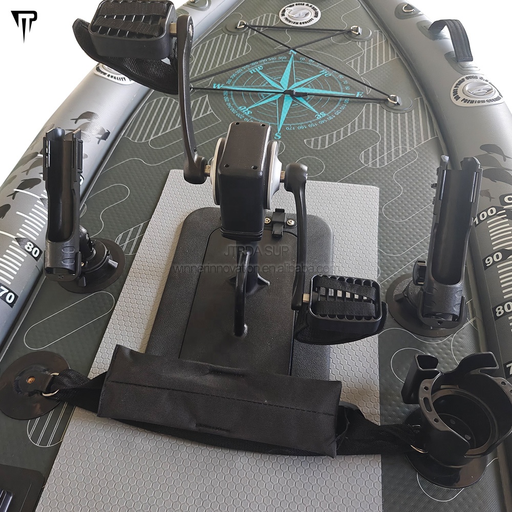 JTRDA 2024 New Inflatable Kaya - Fishing Kayak Pedal Drive ulasan dan harga