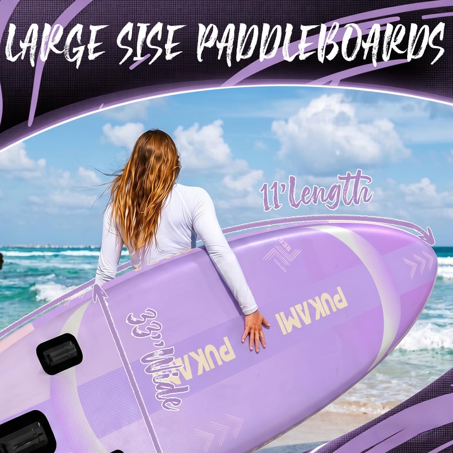 Extra Wide Inflatable Stand Up - Fishing Kayak Paddle ulasan dan harga