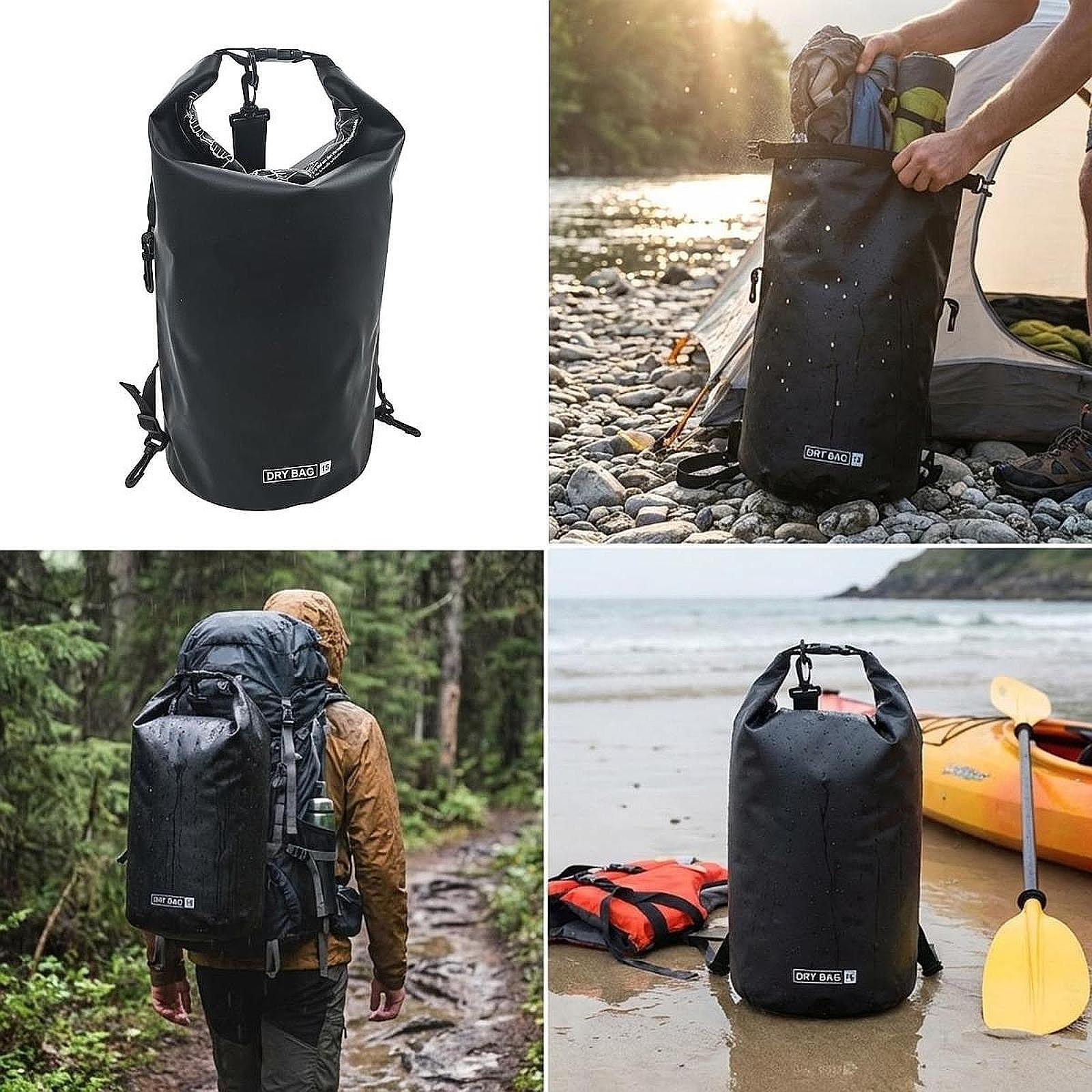 Waterproof Dry Bag Storage Adj - Fishing Kayak Storage Bag ulasan dan harga